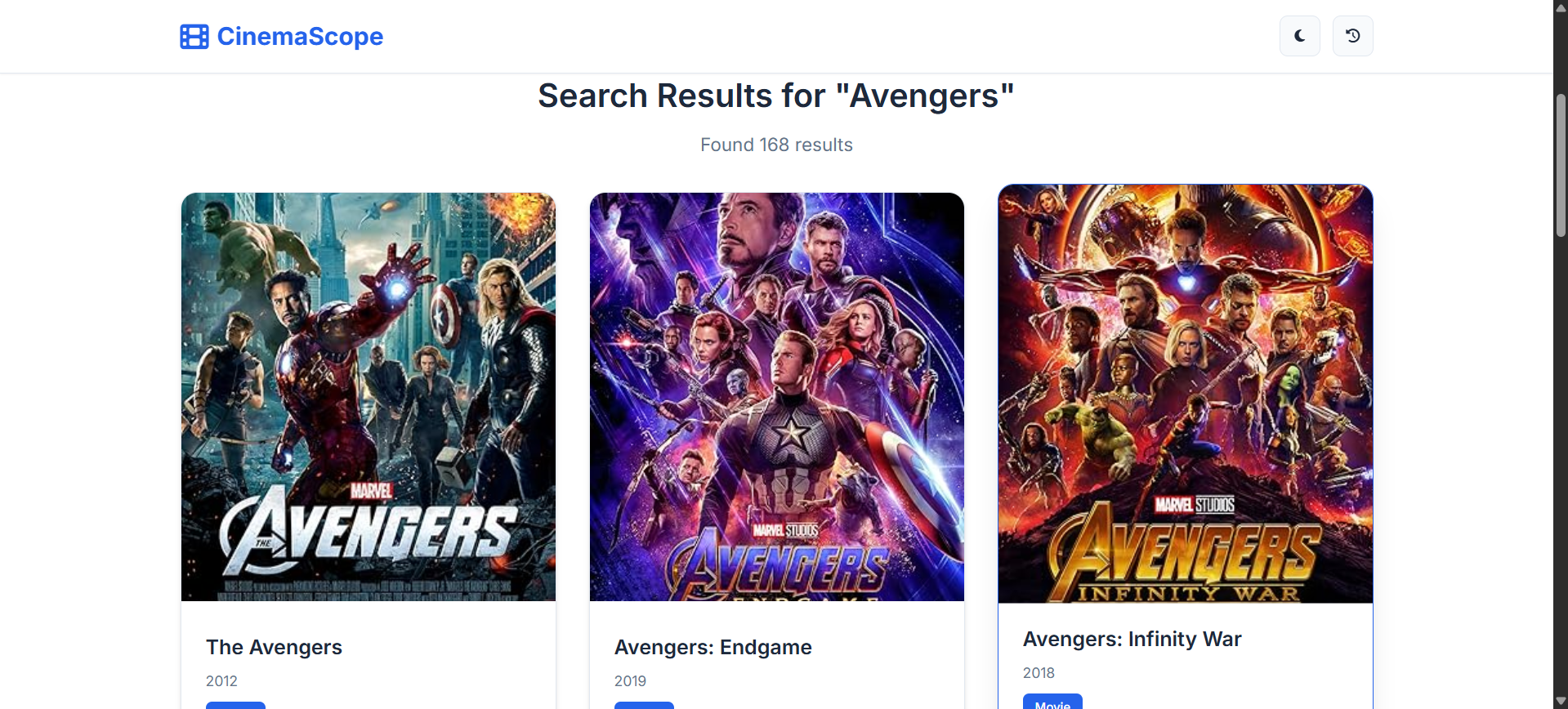 Movie Search Results