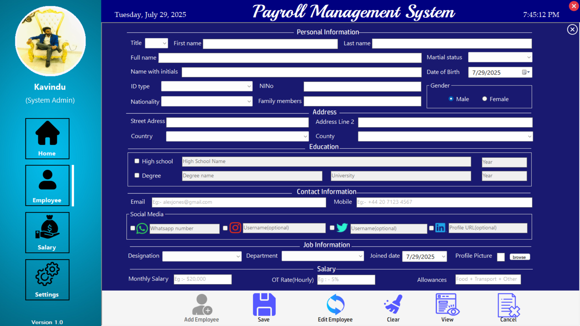 Employee Management
