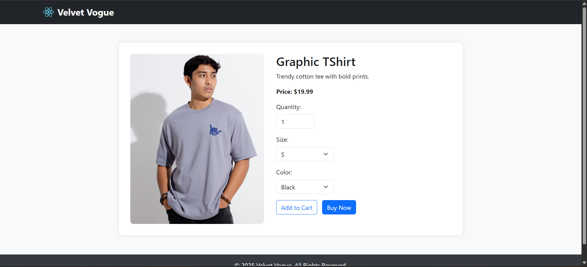 Product Details View